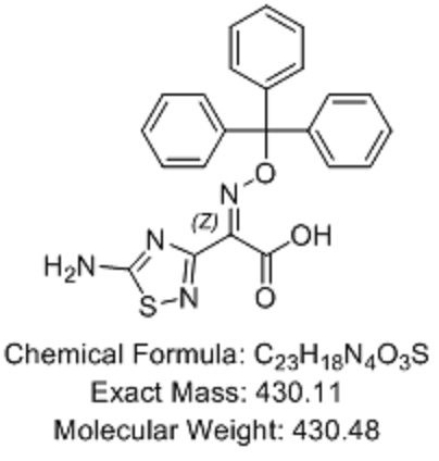 (Z)-2-(5-氨基-1,2,4-噻二唑-3-基)-2-三苯甲基氧基亚氨基乙酸 76029-89-5