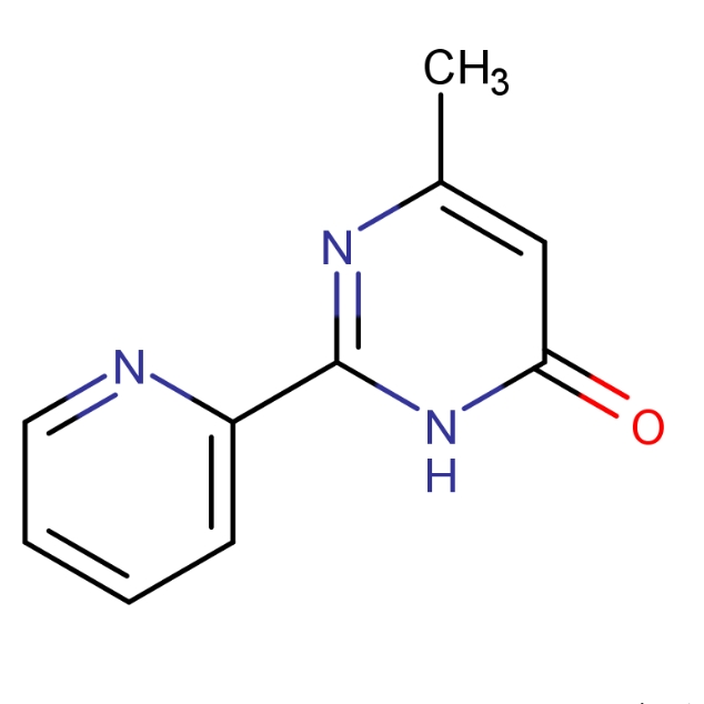 2-吡啶-2-基-4-羟基-6-甲基嘧啶  55417-80-6  6-Methyl-2-pyridin-2-yl-1H-pyrimidin-4-one