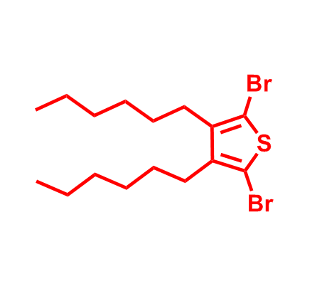 2,5-二溴-3,4-二己基噻吩  151324-67-3