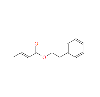 3-甲基-2-丁烯酸-2-苯乙酯；42078-65-9