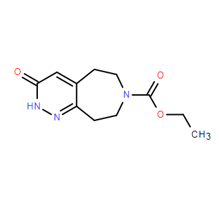 3-羟基-8,9-二氢-5H-吡嗪并[3,4-d]氮杂卓-7(6H)-羧酸乙酯