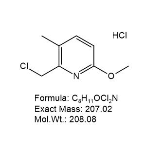 2-氯甲基-3-甲基-6-甲氧基吡啶盐酸盐  