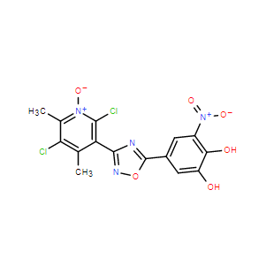 2,5-二氯-3-(5-(3,4-二羟基-5-硝基苯基)-1,2,4-恶二唑-3-基)-4,6-二甲基吡啶 1-氧化物