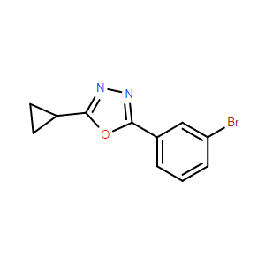 2-(3-溴苯基)-5-环丙基-1,3,4-恶二唑