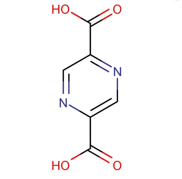 2,5-吡嗪二羧酸  122-05-4  Pyrazine-2,5-dicarboxylic acid