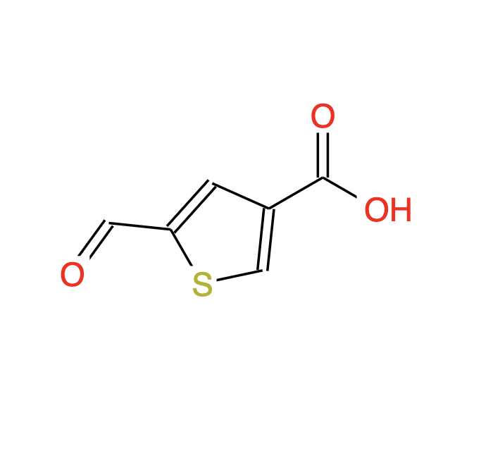 5-甲酰基噻吩-3-羧酸，按需分装！