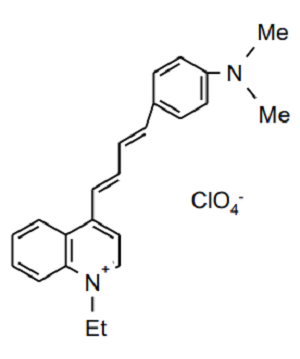 4-(4-(4-(二甲基亚氨基)苯基)-1,3-丁二烯基)-1-乙基喹啉高氯酸盐