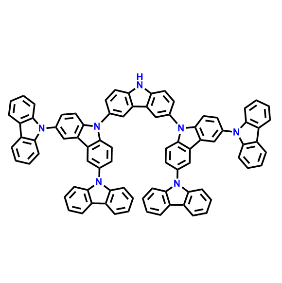 3,6-di{3,6-di(9H-carbazol-9-yl)-9H-carbazol-9-yl}-9H-carbazole；1122624-11-6