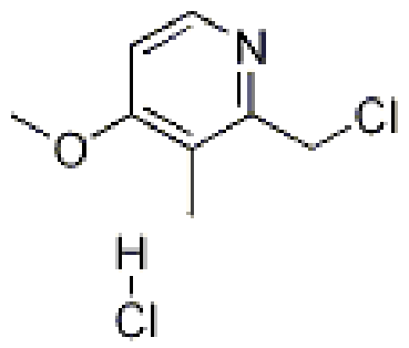 2-氯甲基-4-甲氧基-3-甲基吡啶盐酸盐，2-(Chloromethyl)-4-methoxy-3-methylpyridine hydrochloride，86604-74-2，C8H11Cl2NO，