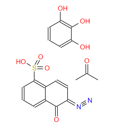 连苯三酚丙酮树脂与2,1-重氮萘醌-5-磺酰氯酯物；68584-99-6