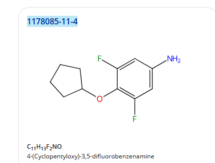 4-(Cyclopentyloxy)-3,5-difluorobenzenamine