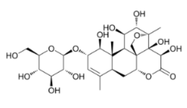 鸦胆子素E-2-O-葡萄糖苷，76588-87-9，Yadanzigan，天然产物，中药对照品。