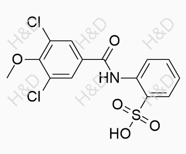 多替诺德杂质51  2-(3,5-dichloro-4-methoxybenzamido)benzenesulfonic acid