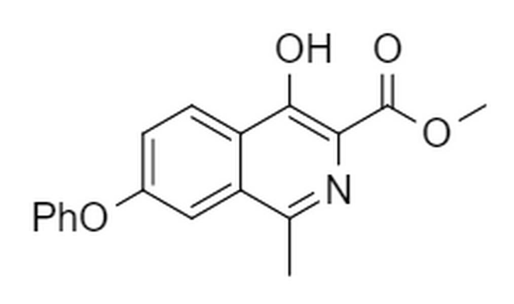 4-羟基-1-甲基-7-苯氧基-3-异喹啉羧酸甲酯