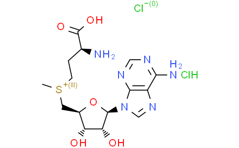 5'-[[(3S)-3-氨基-3-羧基丙基]甲基锍]-5'-脱氧腺苷氯化物二盐酸盐 75.% 86867-01-8