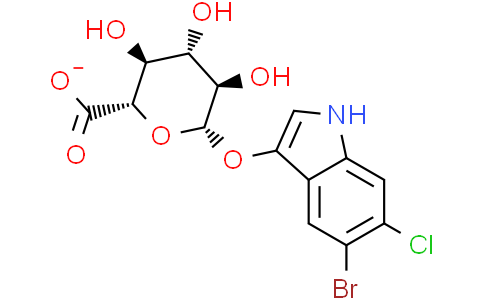 5-溴-6-氯-3-吲哚基β-D-葡糖苷酸环己铵盐 98% 144110-43-0