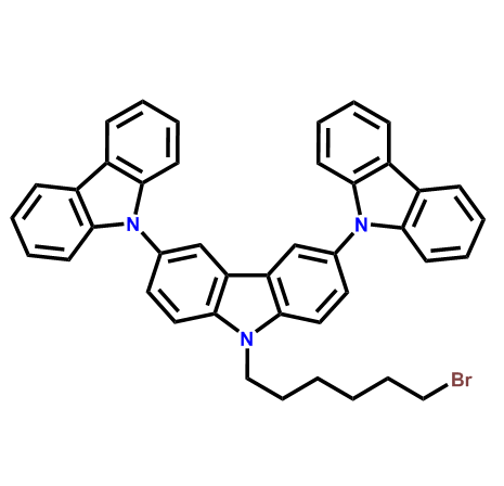 9'-(6-bromohexyl)-9'H-9,3':6',9''-tercarbazole；909249-39-4