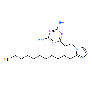 2,4-二氨基-6-[2-(2-十一烷基-1-咪唑基)乙基]-1,3,5-噻嗪