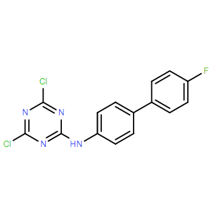 4,6-二氯-N-(4'-氟-[1,1'-联苯]-4-基)-1,3,5-三嗪-2-胺