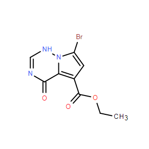 7-溴-4-羟基吡咯并[2,1-f][1,2,4]三嗪-5-甲酸乙酯