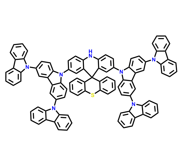 2,7-di(9'H-[9,3':6',9''-tercarbazol]-9'-yl)-10H-spiro[acridine-9,9'-thioxanthene]；2374980-93-3