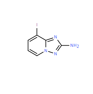 8-碘-[1,2,4]三唑并[1,5-a]吡啶-2-胺