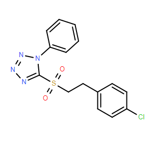 5-((4-氯苯乙基)磺酰基)-1-苯基-1H-四唑