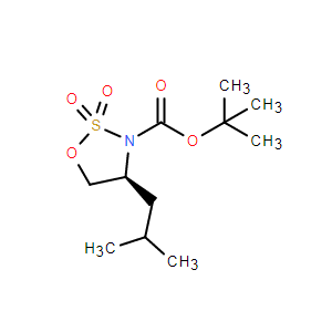 (S)-4-异丁基-1,2,3-氧杂噻唑烷-3-羧酸叔丁酯 2,2-二氧化物