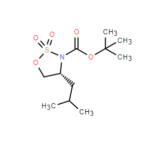 (R)-4-异丁基-1,2,3-氧杂噻唑烷-3-羧酸叔丁酯 2,2-二氧化物