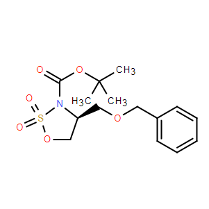 (S)-4-((苄氧基)甲基)-1,2,3-氧杂噻唑烷-3-羧酸叔丁酯 2,2-二氧化物