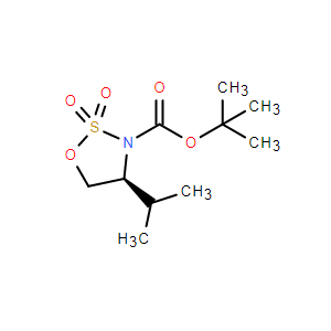 (S)-4-异丙基-1,2,3-氧杂噻唑烷-3-羧酸叔丁酯 2,2-二氧化物