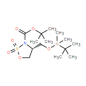(R)-4-(((叔丁基二甲基硅烷基)氧基)甲基)-1,2,3-氧杂噻唑烷-3-羧酸叔丁酯 2,2-二氧化物