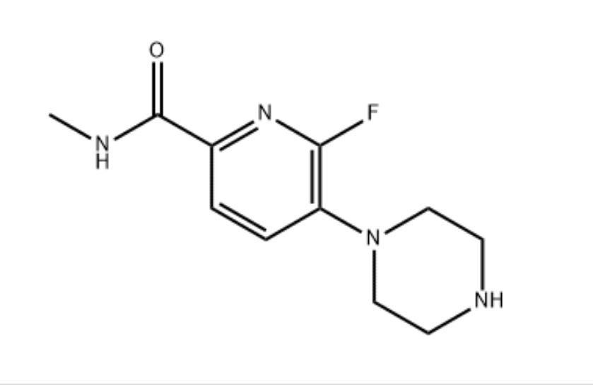 6-氟-N-甲基-5-(1-哌嗪基)-2-吡啶甲酰胺