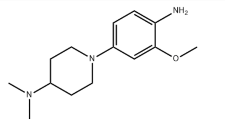 称1-[4-氨基-3-(甲基氧基)苯基]-N,N-二甲基-4-哌啶胺