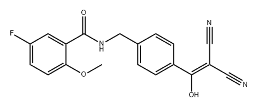 N-(4-(2,2-二氰基-1-羟基乙烯基)苄基)-5-氟-2-甲氧基苯甲酰胺