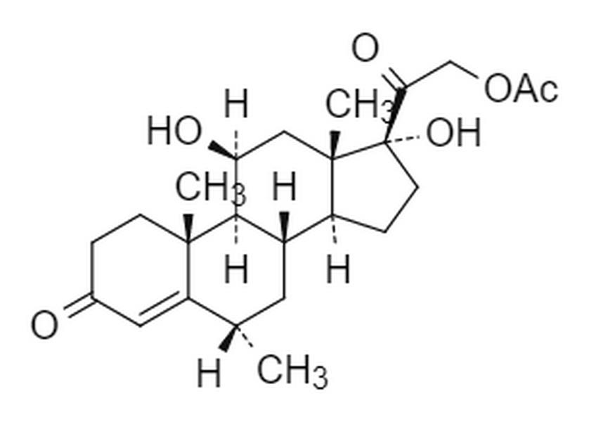 6α-甲基氢化可的松 21-醋酸酯