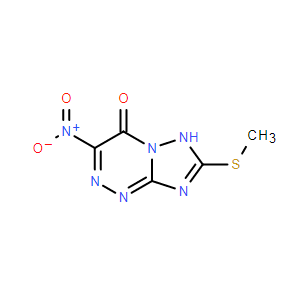 7-(甲硫基)-3-硝基-[1,2,4]三唑并[5,1-c][1,2,4]三嗪-4(6H)-酮