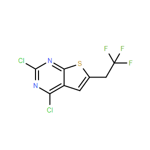 2,4-二氯-6-(2,2,2-三氟乙基)噻吩并[2,3-d]嘧啶