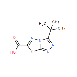 3-(叔丁基)-[1,2,4]三唑并[3,4-b][1,3,4]噻二唑-6-羧酸