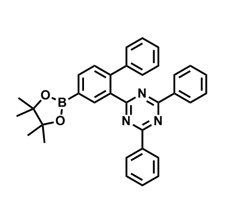 2,4-二苯基-6-（4-（4,4,5,5-四甲基-1,3,2-二氧杂硼烷-2-基）-[1,1'-联苯]-2-基）-1,3,5-三嗪