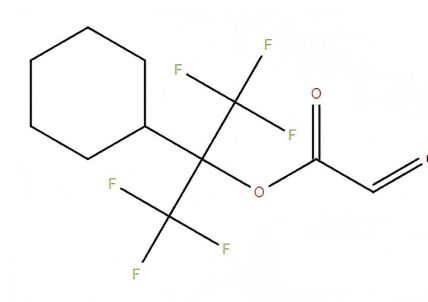 2-丙烯酸, 1-环己基-2,2,2-三氟-1-(三氟甲基)乙酯