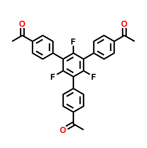 1,3,5-三氟-2,4,6-三（4-乙酰基苯基）苯