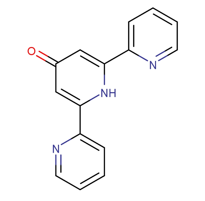 2,6-双(2-吡啶基)-4-吡啶酮   2,6-Bis(2-pyridyl)-4(1H)-pyridone   128143-88-4 克级供货，可按需分装