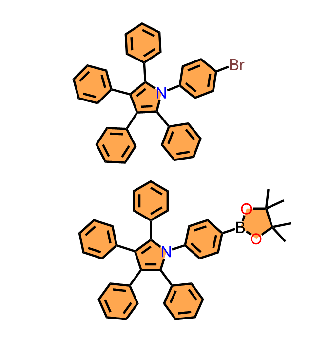 2,3,4,5-tetraphenyl-1-(4-(4,4,5,5-tetramethyl-1,3,2-dioxaborolan-2-yl)phenyl)-1H-pyrrole