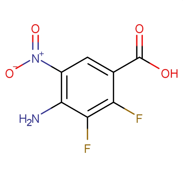 4-氨基-2,3-二氟-5-硝基苯甲酸  284030-57-5  4-Amino-2,3-difluoro-5-nitro-benzoic acid