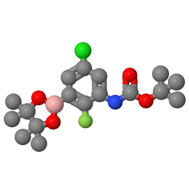 (5-氯-2-氟-3-(4,4,5,5-四甲基-1,3,2-二氧杂硼杂环戊烷-2-基)苯基)氨基甲酸叔丁酯