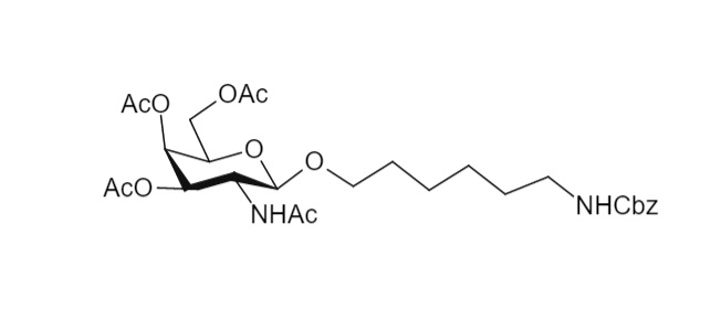 N-[6-[[3,4,6-三-O-乙酰基-2-(乙酰氨基)-2-脱氧-BETA-D-吡喃半乳糖基]氧基]己基]氨基甲酸苄酯