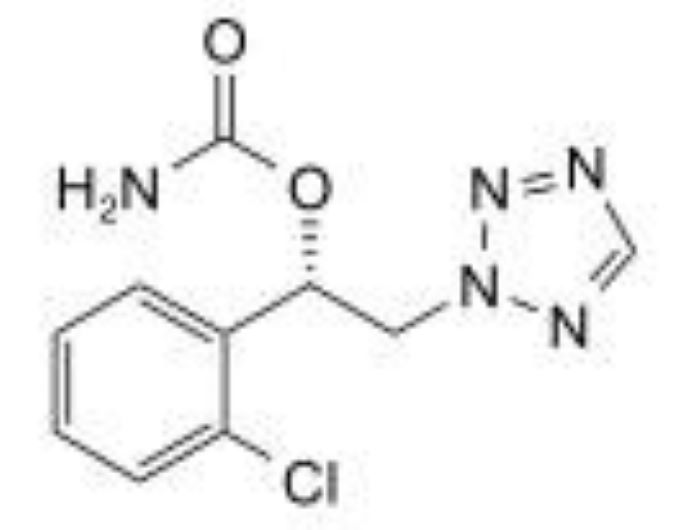 西诺氨酯杂质 氨基甲酸(S)-(-)-1-(2-氯苯基)-2-四唑-2-基乙基酯