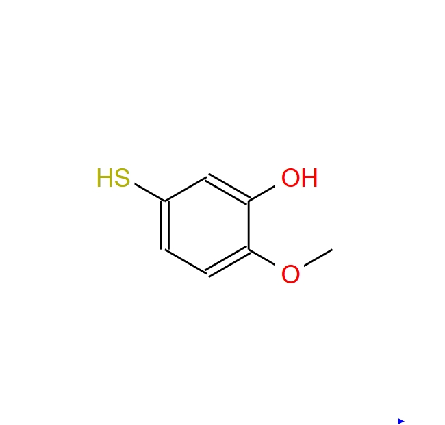 2-甲氧基-5-巯基苯酚