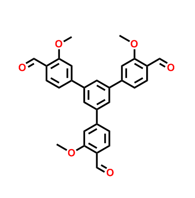 5'-(4-甲酰基-3-甲氧基苯基)-3,3''-二甲氧基-[1,1':3',1''-三联苯]-4,4''-二甲醛